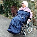 Schupfsacke für rollstuhl, 